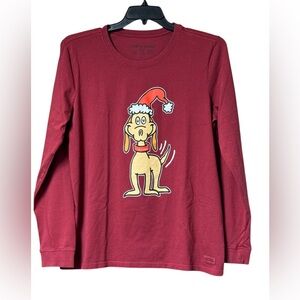 Women's Max Wags with You Long Sleeve Crusher Tee SZ XL